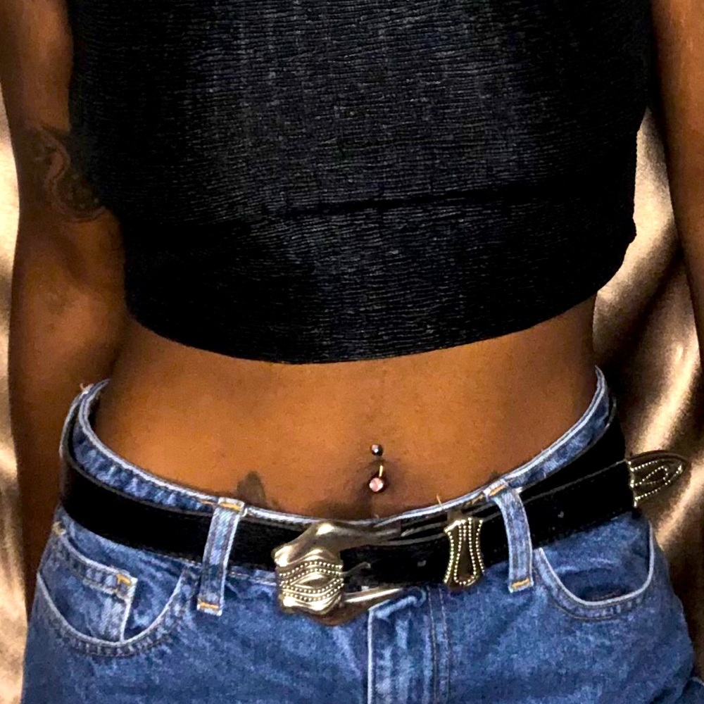 Leather belt